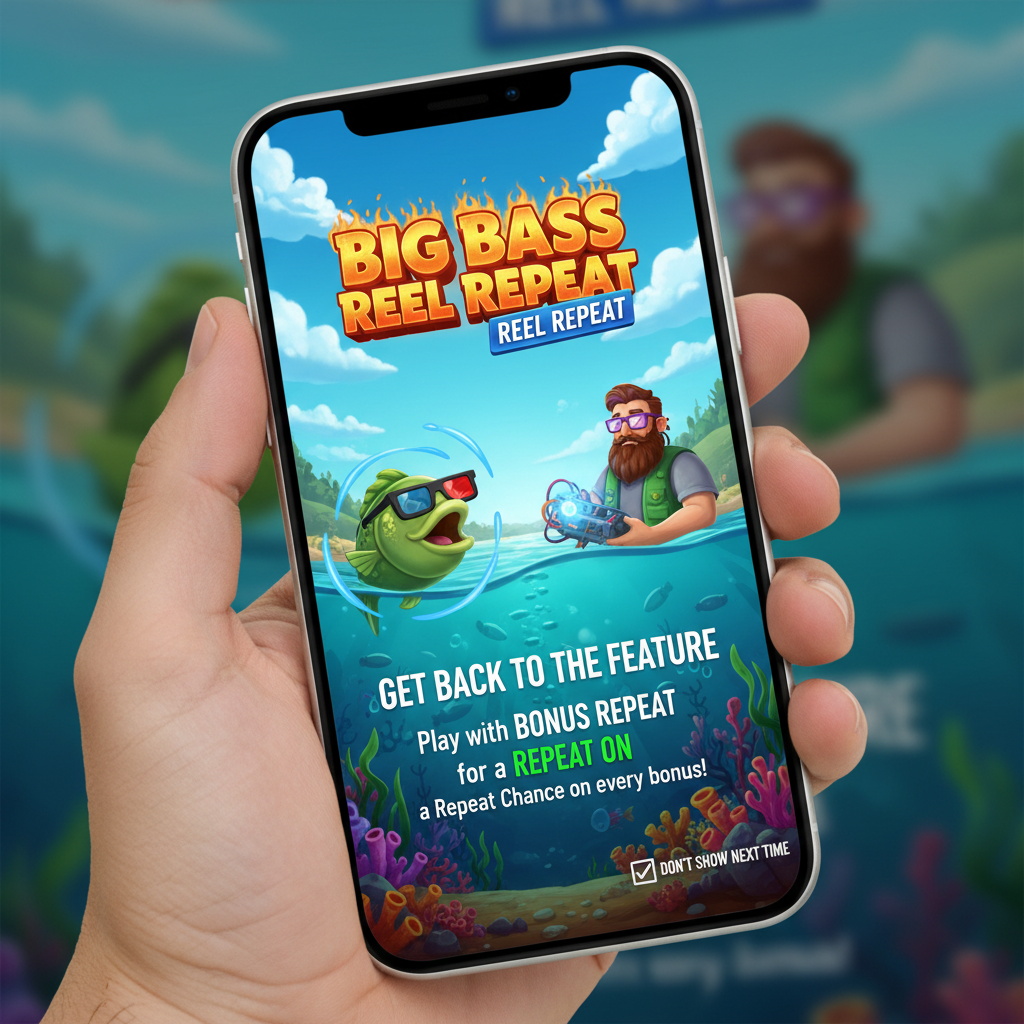 Big Bass Reel Repeat on a smartphone screen — mobile version for UK