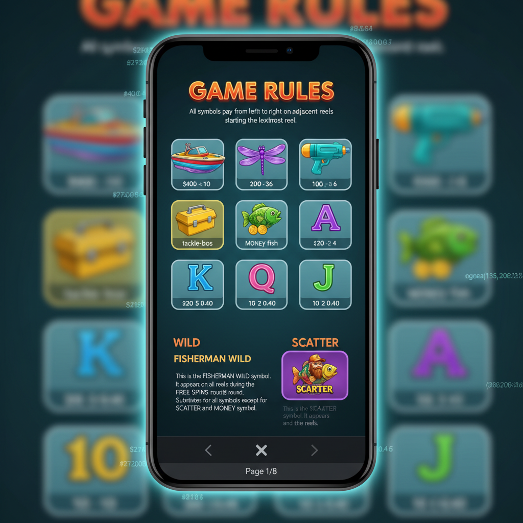 Big Bass Reel Repeat — paytable on mobile