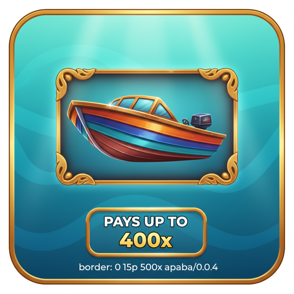 Boat symbol in Big Bass Reel Repeat — pays 400x maximum