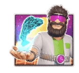 Fisherman Wild symbol in purple frame