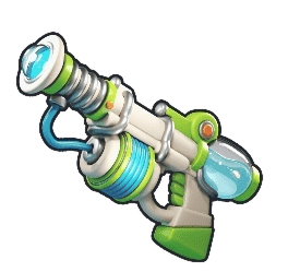 Water Gun symbol - turquoise water gun